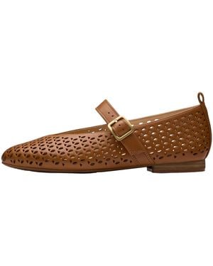 Clarks Fawna Jane "Tan Leather" 26181228" - Brown