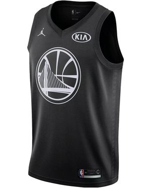 Nike Air Jordan Gs Warriors Swingman Jersey "2018 Allstar" 9Z2B7By3P Curry" - Black
