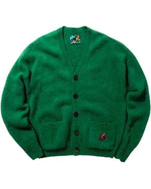 GOLF le FLEUR Sequined Cardigan 1035Grn" - Green