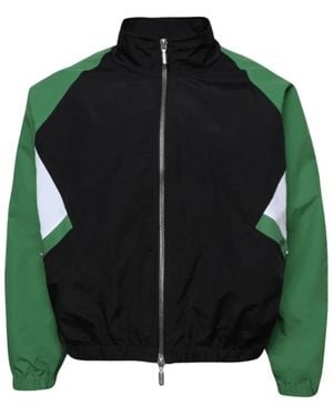 Rhude Colour Block Track Jacket Rhps24Ja03005134" - Black