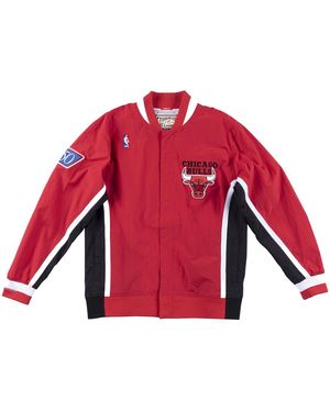 Mitchell & Ness Nba Authentic Warm Up Jacket Bulls 96 "Chicago Bulls" Awjkgs18509 Cbured196"