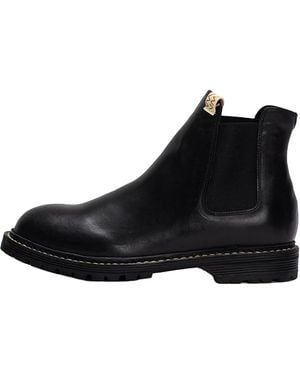 Visvim Gornergrat Mid-Folk Boot 0124202002005 Blk" - Black
