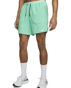 Nike Dri-Fit Stride 7" Brief-Lined Running Shorts "Light" Dm4761 369" - Black