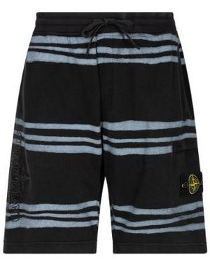 Supreme Stone Island Warp Stripe Short "Fw 20 Stone Island" - Black