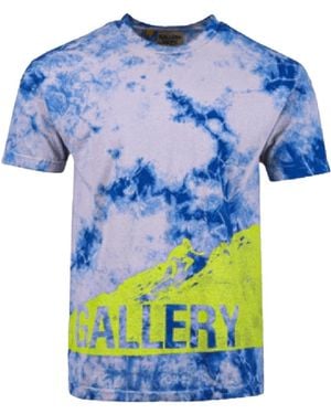 GALLERY DEPT. Rad Short Sleeve T-Shirt Shirt "Tie Dye" Gd066" - Blue