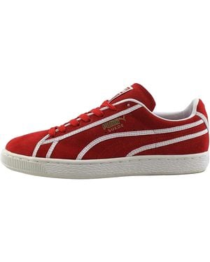 PUMA Suede Courtside Binding "High Risk" 357783 03" - Red