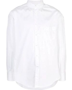 Brunello Cucinelli Button-Down Cotton Shirt Brun914" - Black