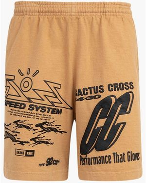 Travis Scott 92cc Shorts "cactus Jack" - Brown