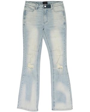 RTA Distressed Skinny Jeans Mudwd900 B1104Blcld" - Black
