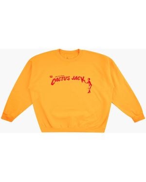 Travis Scott Cactus Jack Spelling Crewneck " X Mcdonald's" - Yellow