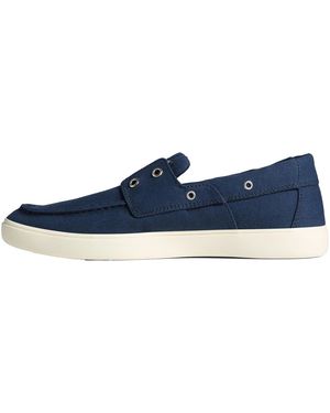 Sperry Top-Sider Outer Banks 2-Eye Canvas Boat Sts23864" - Blue