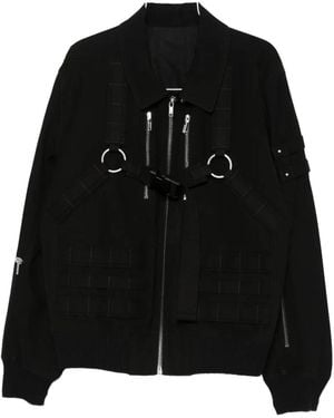 Rick Owens Blixa Cargo Bomber Jacket Rl01F2715 Ccvs 09" - Black