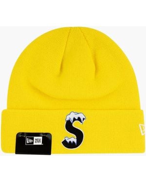Supreme New Era S Logo Beanie "fw 20" - Yellow