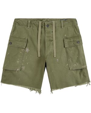 Polo Ralph Lauren Drawstring Cargo Shorts "Garden Trail" 710P08215001" - Green