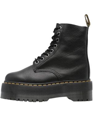 Dr. Martens 1460 Pascal Max Leather Platform Boots — Pisa" 26925001" - Black