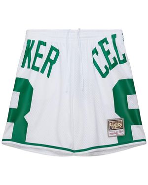 Mitchell & Ness Maxxed Out Fashion Shorts "Nba Celtics Antoine Walker" Bt10103 Bcewhit" - Black