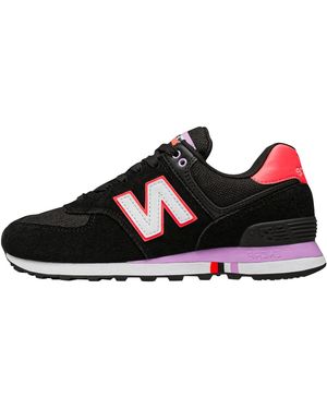 New Balance 574 Wl574Nse" - Black