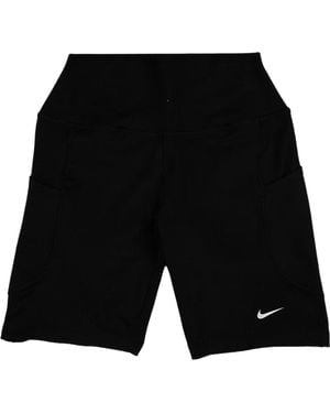 Nike One High-Waisted 8" Biker Shorts Fz6758 013" - Black