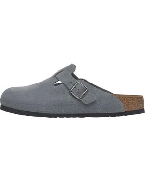 Birkenstock Boston Soft Footbed "Basalt" 1029708" - Black