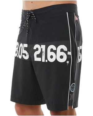 Hurley Jjf Phantom Parallel Boardshort 19" Aj2042-010" - Black
