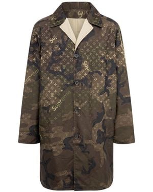 Supreme Reversible Trench Coat "Louis Vuitton X Su1908 C" - Black
