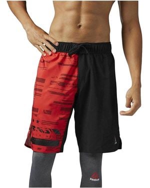 Reebok Workout Ready Graphic Board Short Prime" Bk2938" - Black