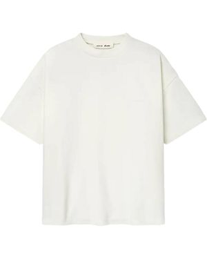 Fear Of God Pique Signature 90's T-Shirt "Ivory" 125Sp264413F" - Black