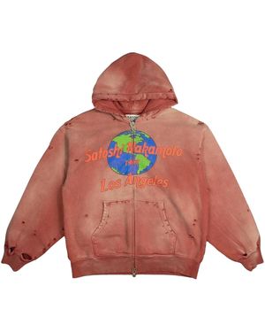 Satoshi Nakamoto 1969 Rock Zip Hoodie Sat008" - Red