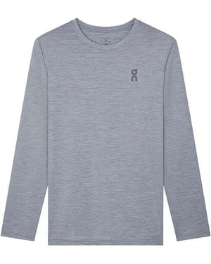 On Shoes Core Long T-Shirt "Apollo" 1Me10755005" - Black