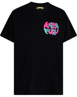 KARAFURU T Shirt X Rtr Kf021" - Black
