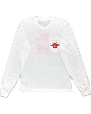 Chrome Hearts Honolulu State Flower Pocket Ls T-Shirt Chrm0231" - Black