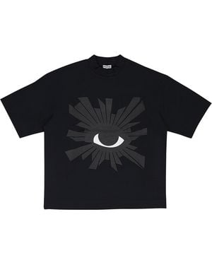 House of Errors All Seeing Heavyweight T-Shirt Hoe Tsh Ash Blc" - Black