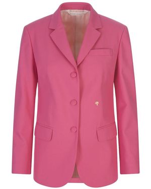 Palm Angels Miami Blazer "Fuschia" Pwen027S23Fab0013210" - Black