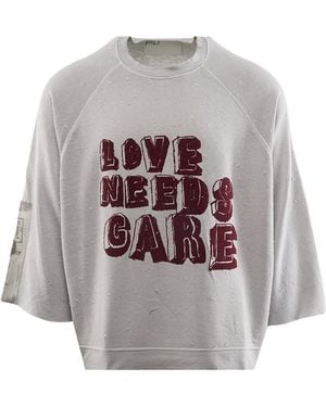 PALY Love Needs Care Crewneck A7Ba41Df" - Black