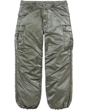 Supreme Washed Flight Satin Cargo Pant "Fw24 - Black