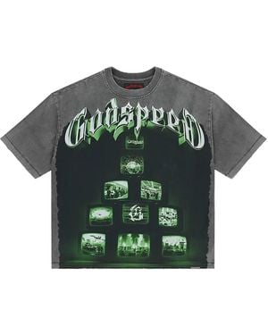 GODSPEED NEW YORK Overstimulation T-Shirt Gs446" - Green