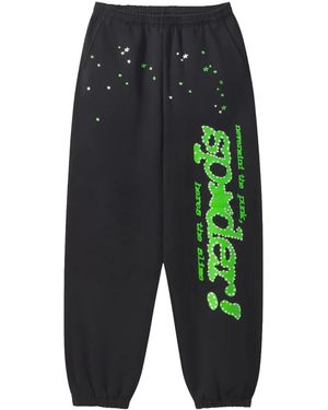 Sp5der Punk V2 Joggers 671" - Black