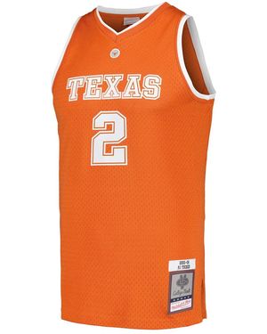 Mitchell & Ness Ncaa Dark Jersey Austin 2005 P.J. Tucker "University Of Texas" Smjy5130 Uta05Ptuoran" - Orange