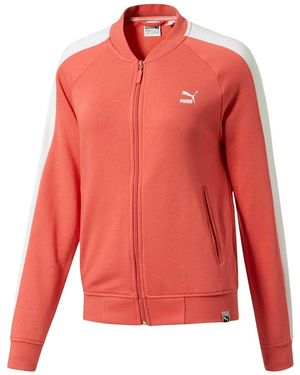 PUMA Classics Logo T7 Track Jaket "Spiced Coral" 575071 23" - Red