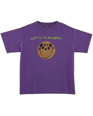 SAINT Mxxxxxx Animal T-Shirt Sm S21 0000 004" - Purple