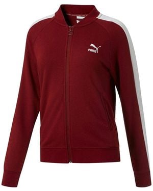 PUMA Classics T7 Track Jacket "Pomegranate" 576661 18" - Red