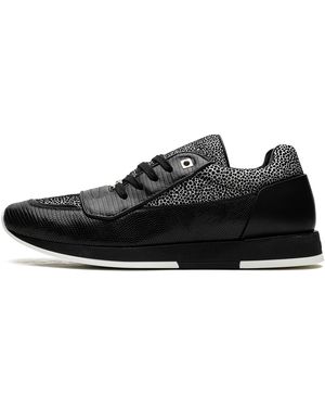Jimmy Choo Jett Mixed Media Lace Up J00010637744 066791 182" - Black