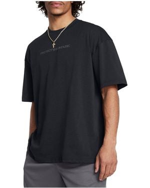 Under Armour Pth Pack Heavyweight Oversized T-Shirt 1389148 001" - Black
