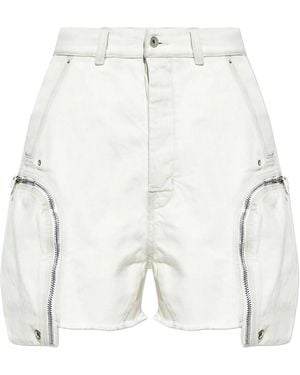 Rick Owens Bauhaus Shorts "Milk Wash" Du01F4350 Dmw 51" - Black
