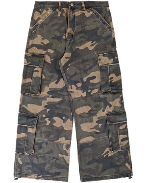 Vague Studios Precious Cargo Trousers "Camouflage" Vg010" - Black