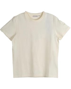 Moncler Puro Cotton Short Sleeve T-Shirt "Silk" 8C000 29 89Auo 034" - Black