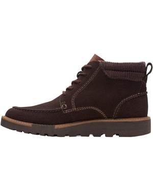 Clarks Barnes Mid "Dark" 26167565" - Brown