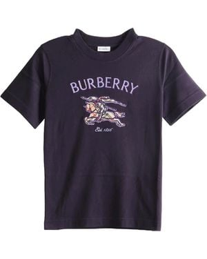 Burberry Frankie Check Ekd Top "Iris" 8132678" - Black