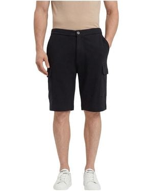 Brunello Cucinelli Cotton Cargo Shorts Brun1605" - Black