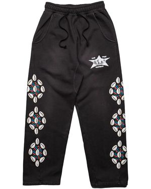 Barriers Cowrie Shell' Joggers "Mink" Bar78" - Black